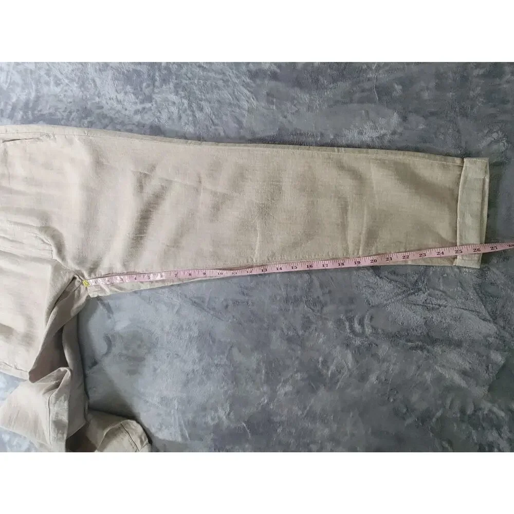 NWT Banana Republic Mens 31x32 (29L) Mason Athletic Tapered Linen Blend Pants